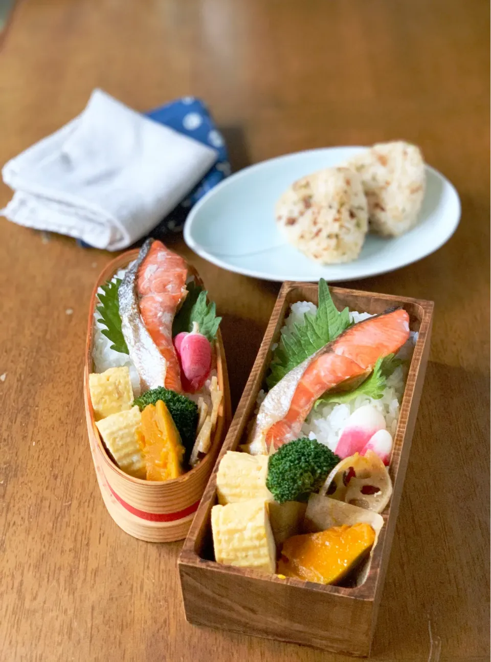 紅鮭の塩焼き弁当♪|豆子さん