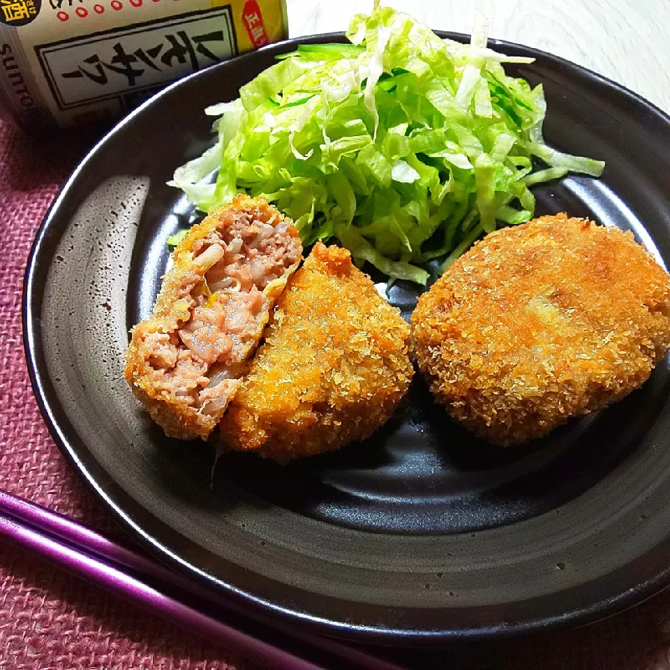 Snapdishの料理写真:もやしメンチカツ|真希さん