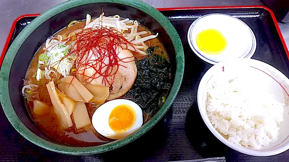 海老みそラーメン　ライス付き|nyama1さん