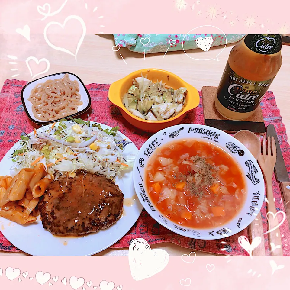 １０／２４ ｔｈｒ 晩ごはん🍴＊○°|rinaronarさん