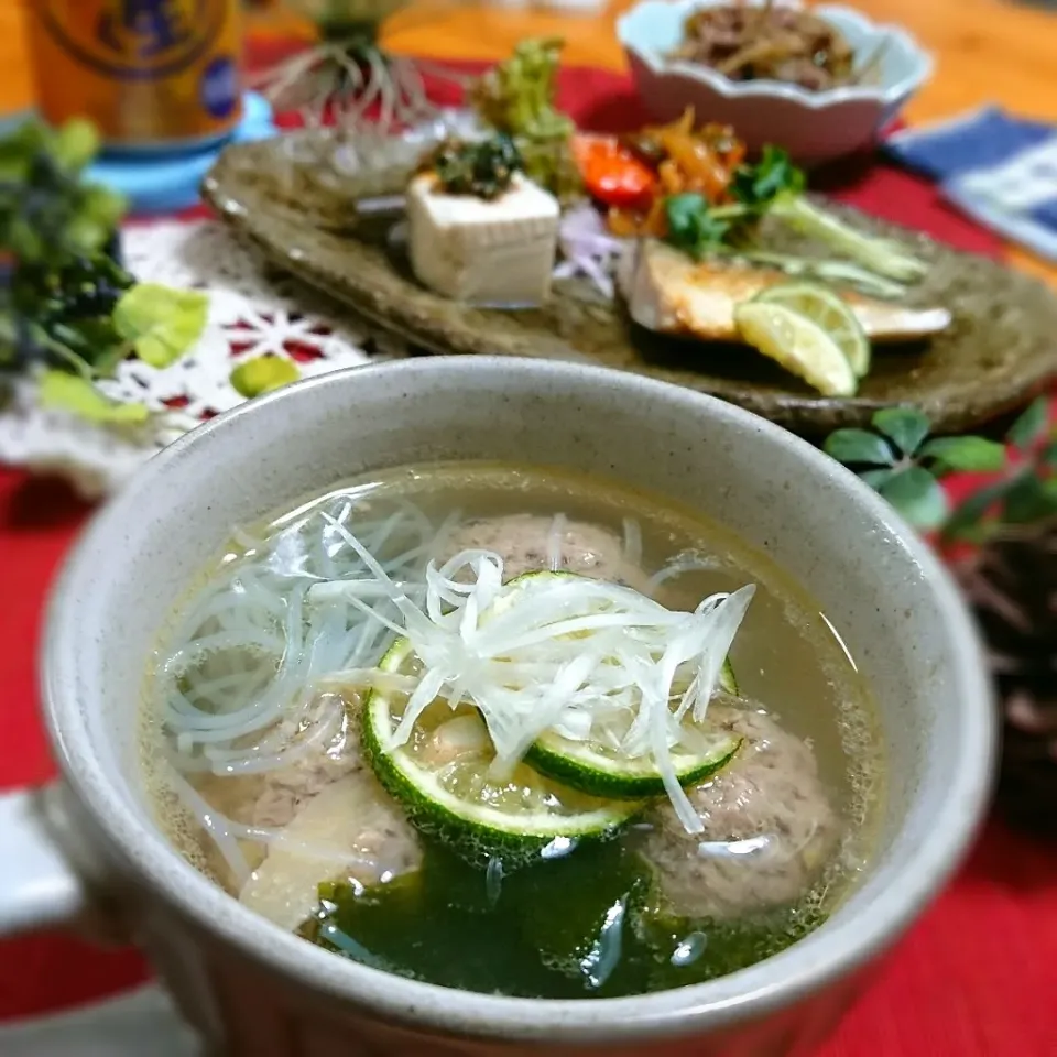 すだち入り鰯のつみれ汁～😋✨|とまと🍅さん