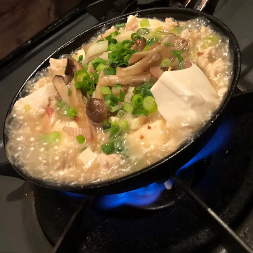 木の子餡の鶏生姜麻婆豆腐|アズフラさん