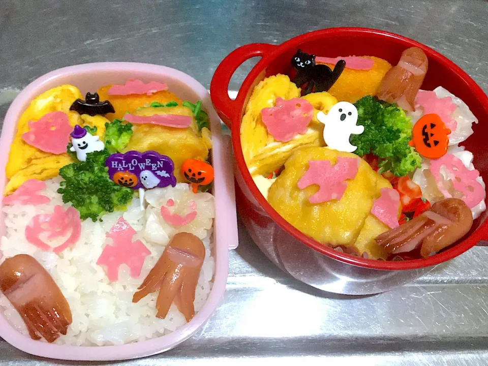 今日もハロウィン🎃お弁当♪|こーやさん