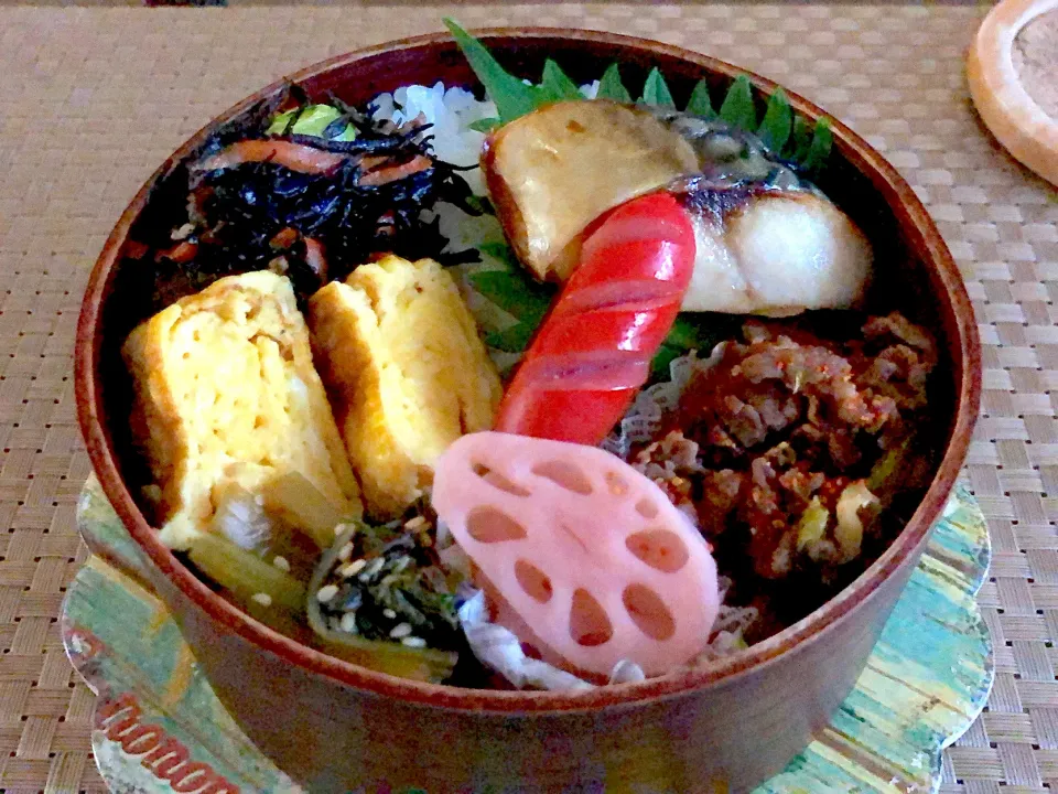 今日のお弁当( ･∀･)ﾉｼ|あっきさん