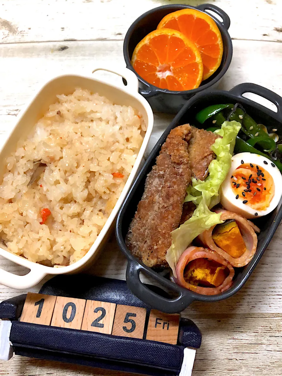 Snapdishの料理写真:さんまのザンギ風唐揚げ弁当☆10/25#中学男子弁当|yu-co☆さん