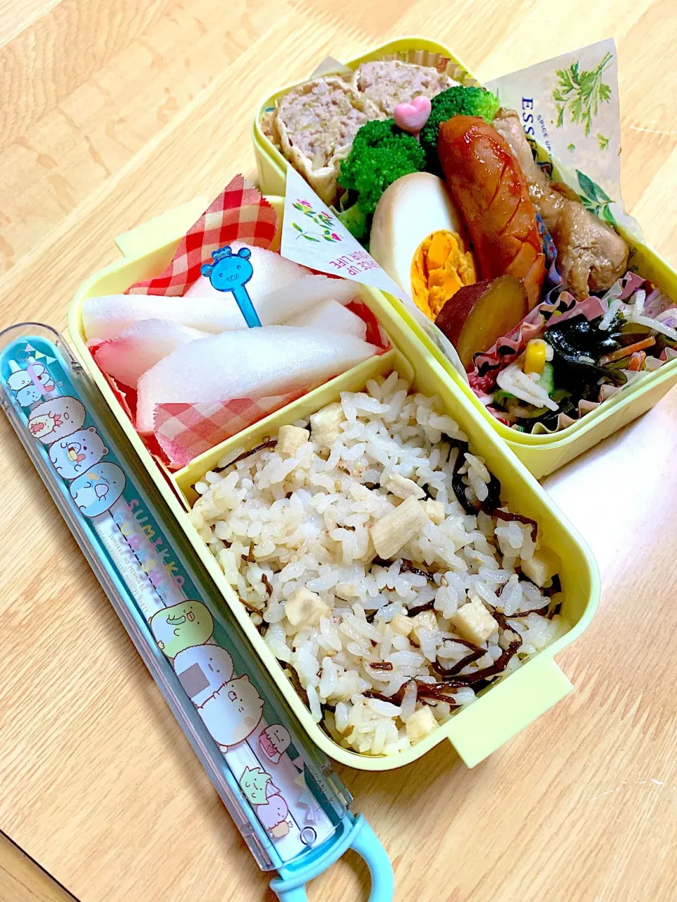 Snapdishの料理写真:19.10.25⭐️チビちゃん弁当|ニャオさん