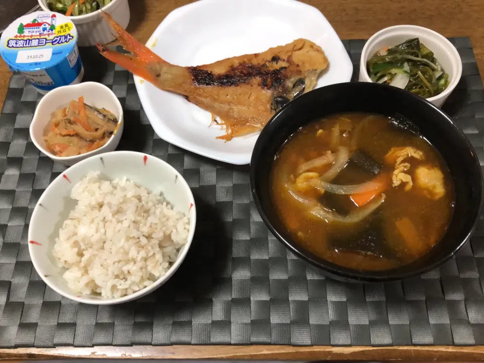 Ohana今夜の夕食は金目鯛の西京焼き、カレーうどんでした。|Ohanaさん