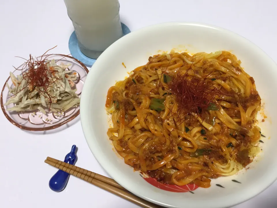 Snapdishの料理写真:広島名物🍁汁なし坦々麺|Kojiさん