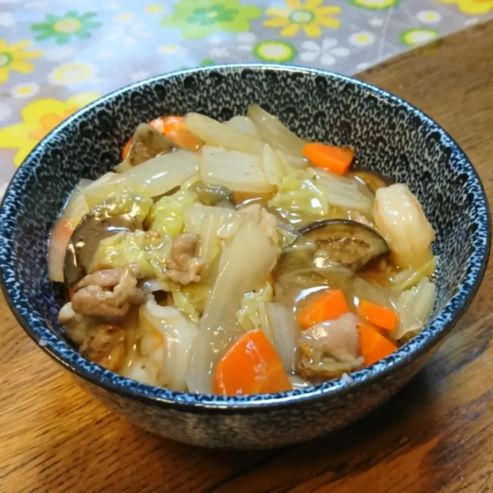 母への中華丼(^o^)|しーPaPaさん