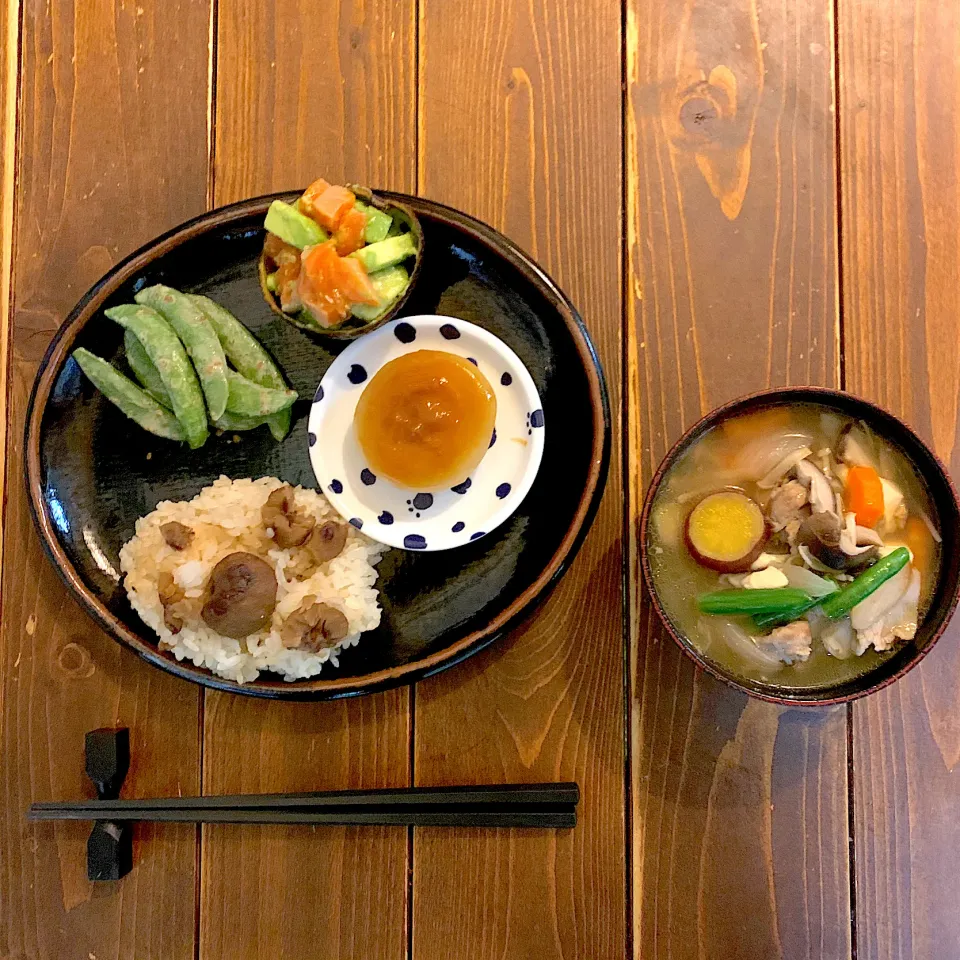 栗ご飯プレート🌰|ともさん