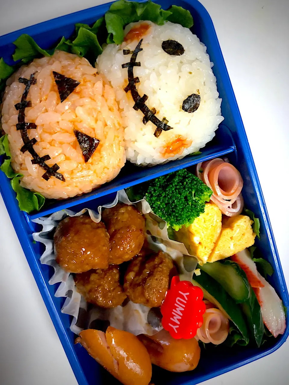 ハロウィンおにぎり弁当♡|yuki's kitchenさん