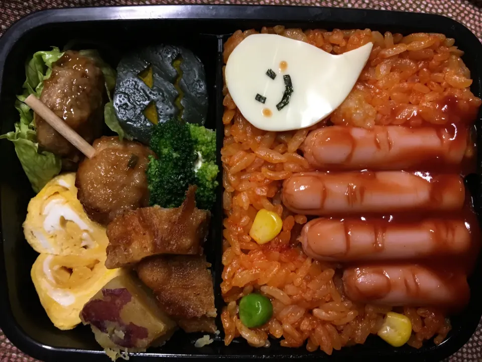 娘の遠足弁当 ハロウィンリクエスト|雑種犬さん