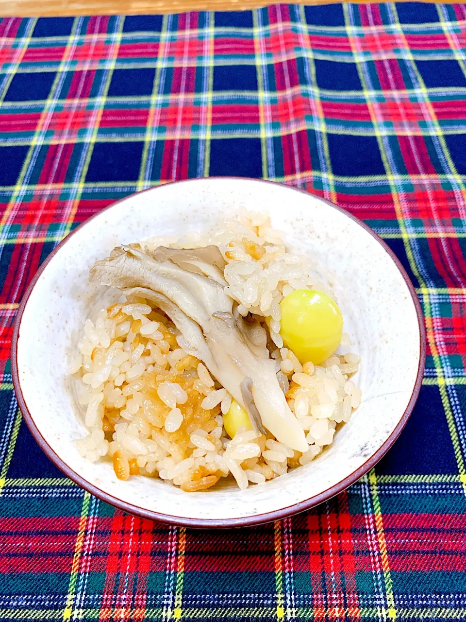 銀杏とキノコ🍄の炊き込みご飯|❁︎na--na❁︎Nさん