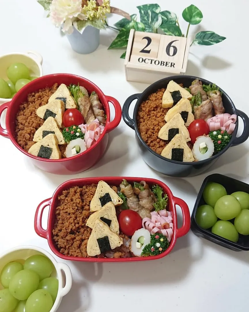 Snapdishの料理写真:そぼろ弁当🍱|さくらさん