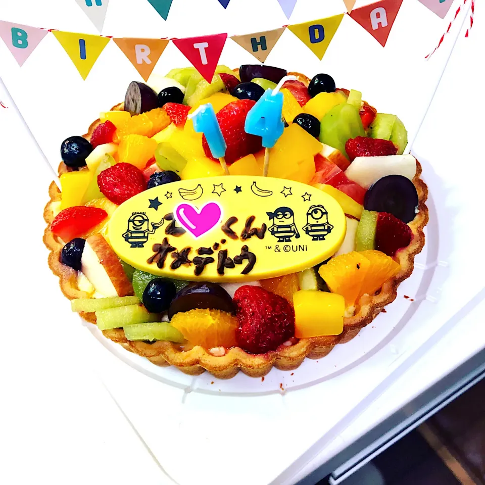 手作りフルーツタルトケーキ|kumi♡さん