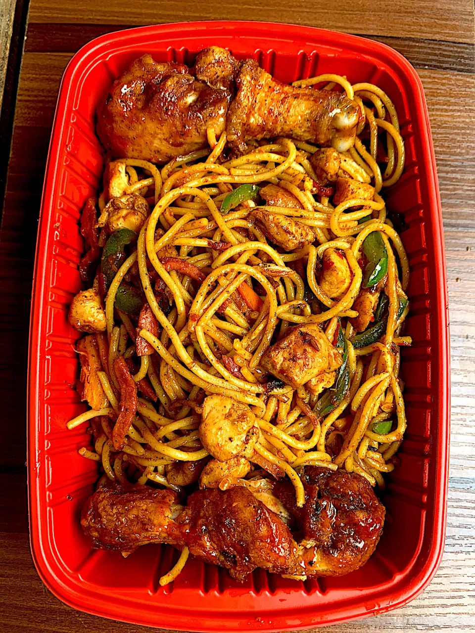 Shredded Chicken Pasta and Pepper Chicken Drum Sticks.|Rejoice Chukwumaさん