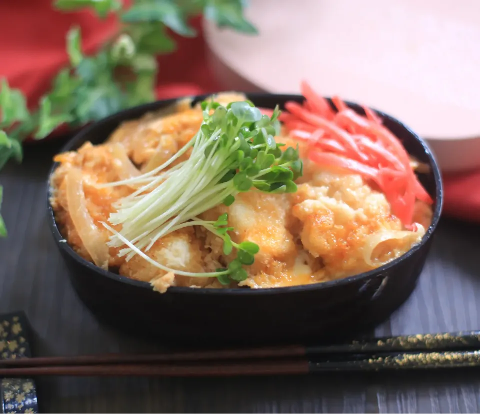 チキンカツ丼弁当|ゆいか＊さくママさん