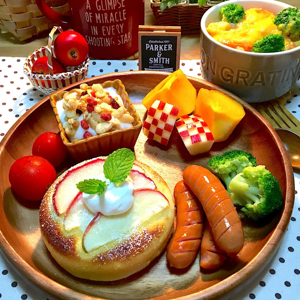 Snapdishの料理写真:お休みの日のあさごはん🍞🍽|mou mouさん