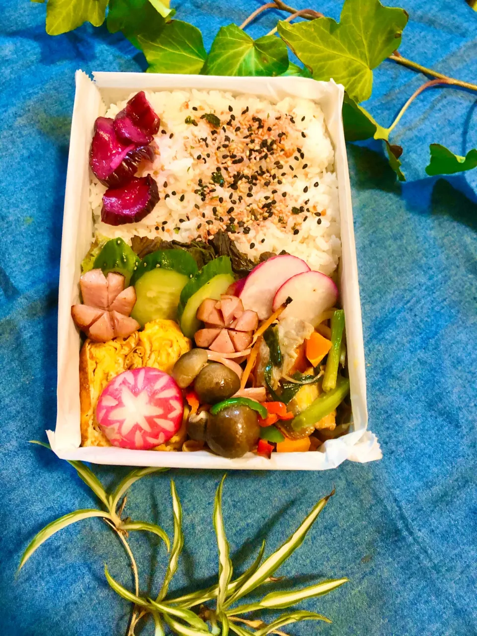 Snapdishの料理写真:旦那のお弁当🍱|ぷーはるひゅうさん