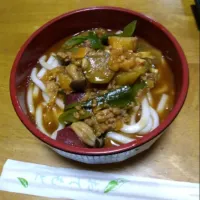 Snapdishの料理写真:カレーうどん❤|かよちんさん