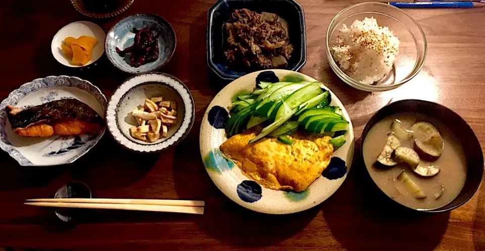 Snapdishの料理写真:晩御飯|onaodonsukopyomさん