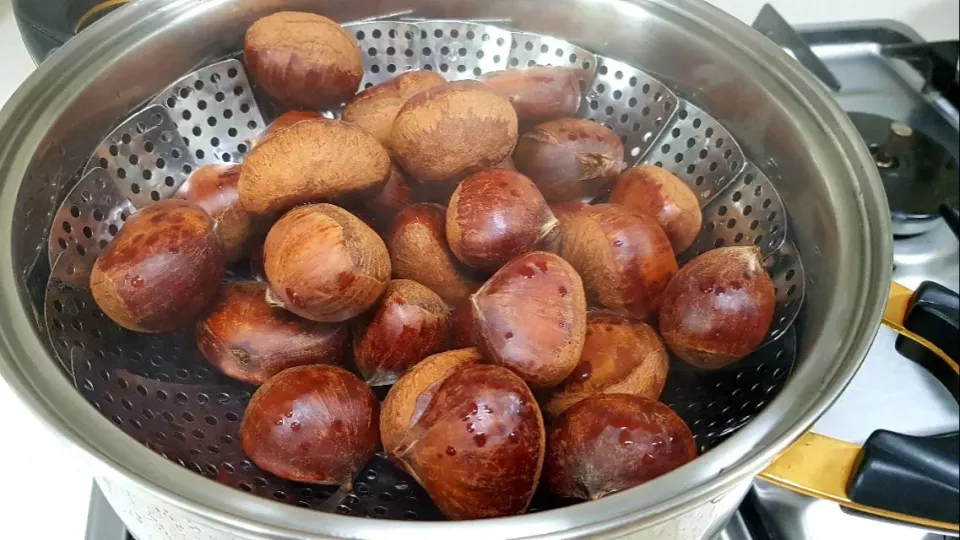 steamed chestnuts|steven z.y.さん