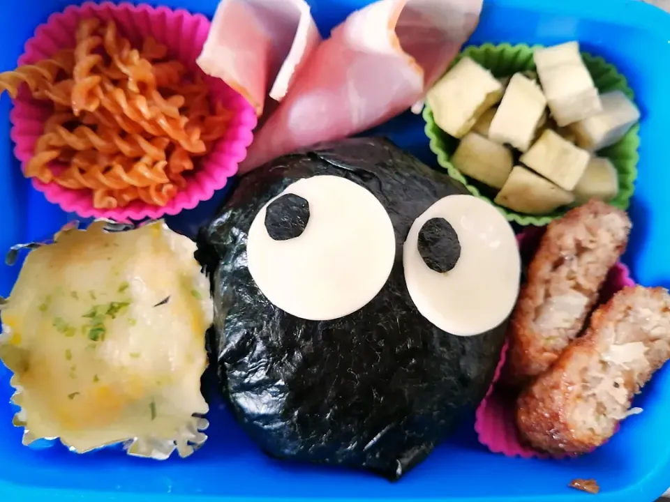 まっくろくろすけ弁当|あぁちゃんさん