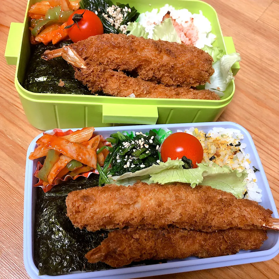 海老フライ弁当|るりさん