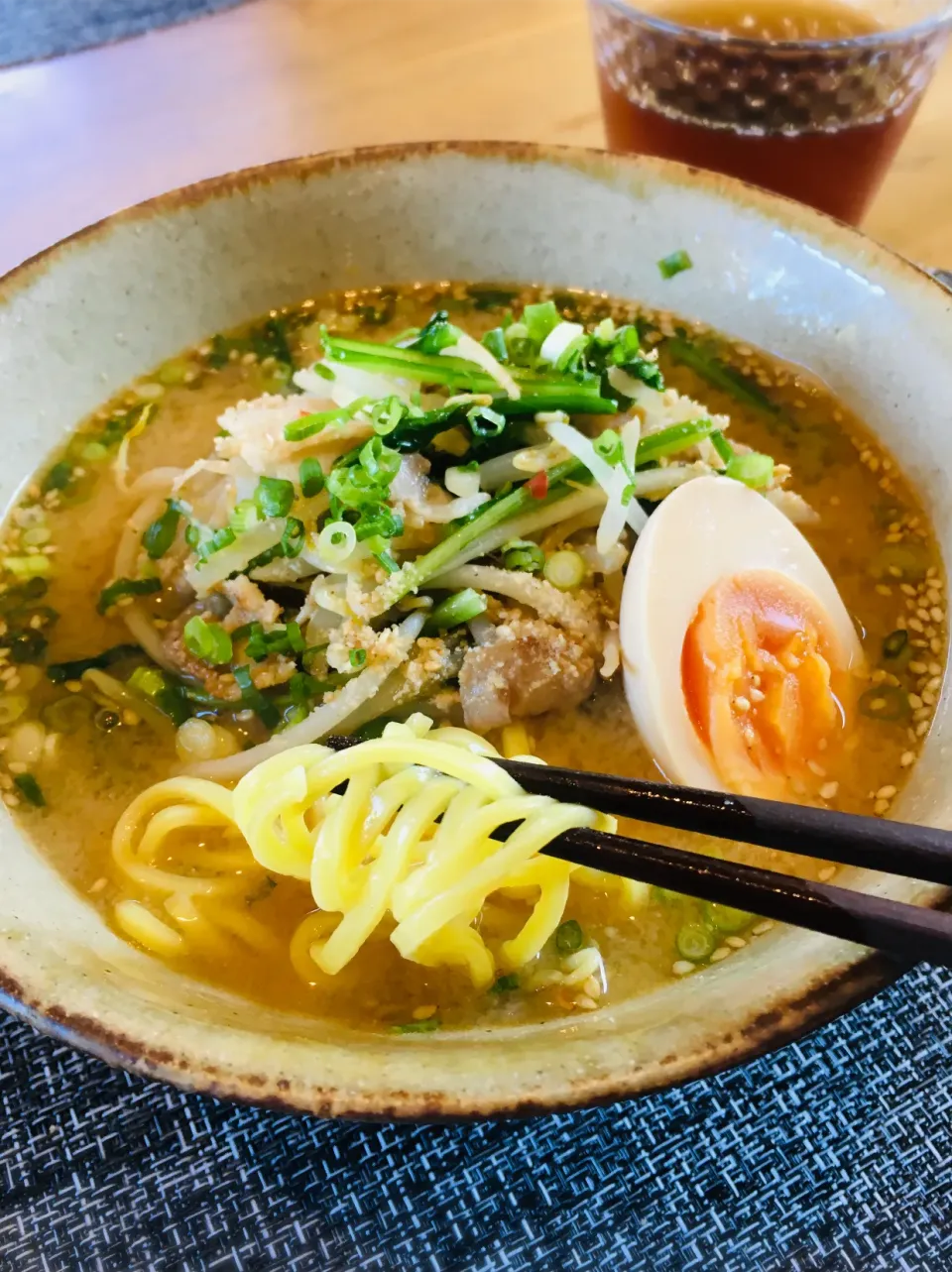 今日のお家で子どもとランチは                     味噌ラーメン✨|ミッチ☆ママさん