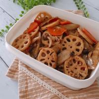 根菜ときのこのしょうがそぼろ