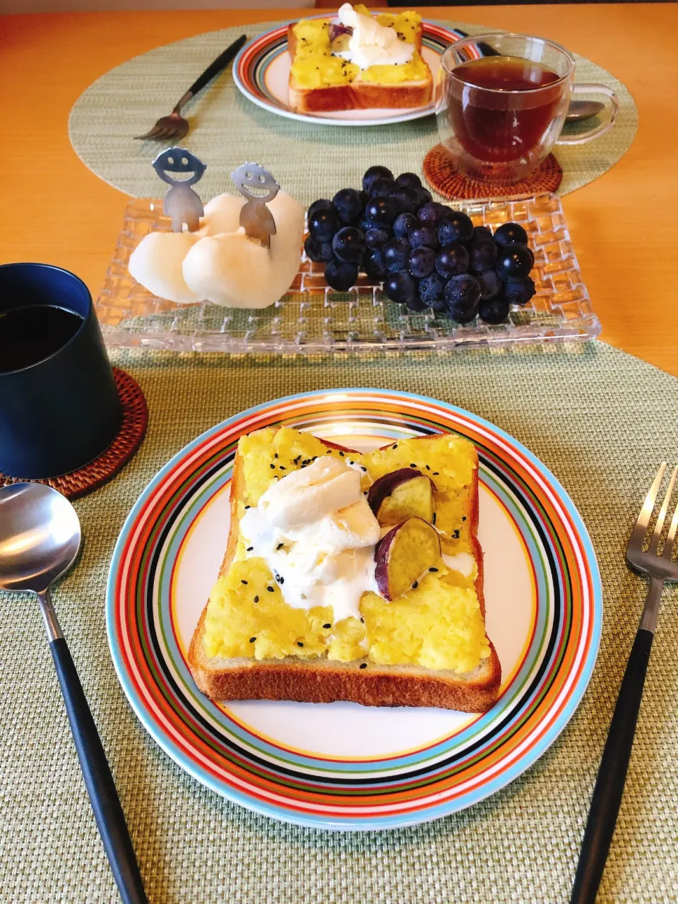 さつまいもトースト|yuyuchaaaanさん