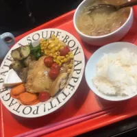 Snapdishの料理写真:激盛りプレート|がみさん