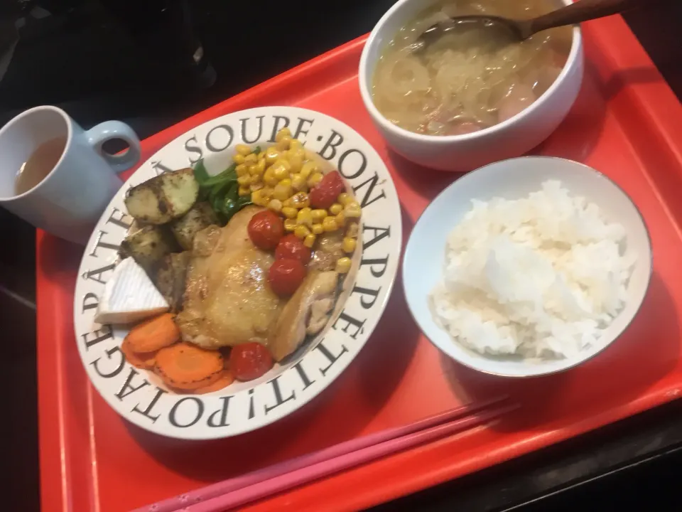 Snapdishの料理写真:激盛りプレート|がみさん