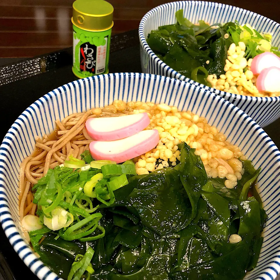 わかめ蕎麦😊 #ツルヤ蕎麦 を使って|ヨッチャンさん