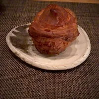 Snapdishの料理写真:柿とクリームチーズのシュークリーム|CHIKAさん