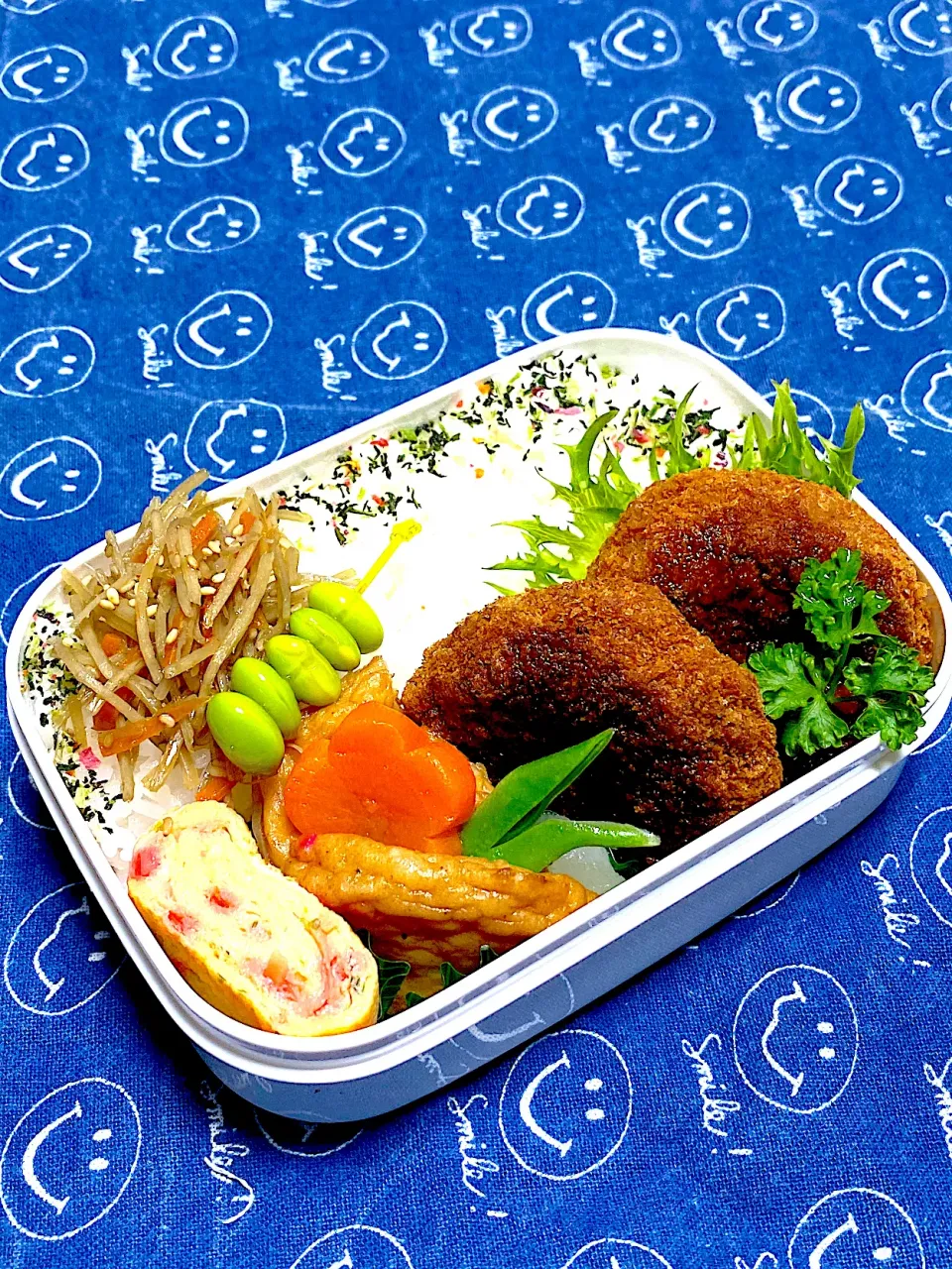 息子のお弁当(強制～さつま揚げと大根の煮物😬)|かあたんさん