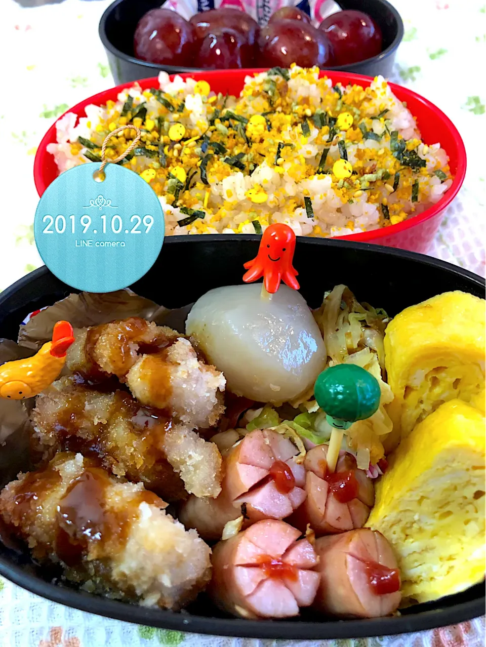 チキンカツJKお弁当|harutomomamaさん