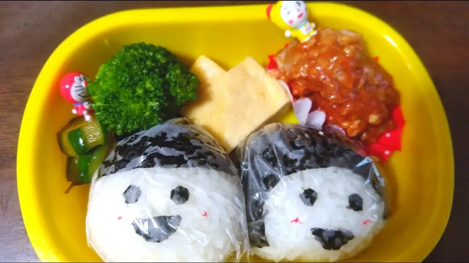 レンジで簡単！柔らかミートボール弁当|あだ名はおかめさん