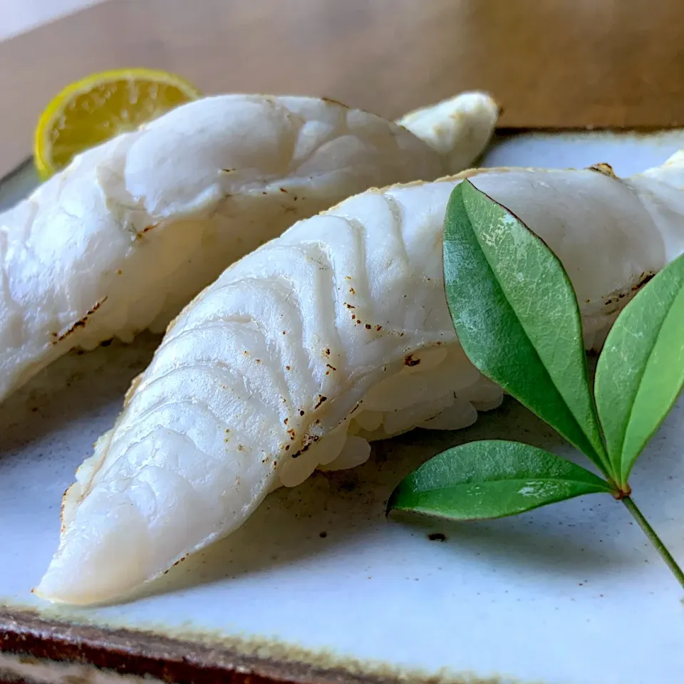 釣り魚🎣
ヒラスズキの炙り寿司|9421beruさん