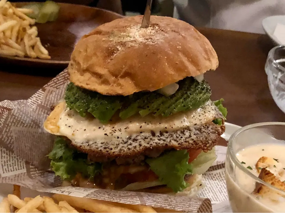 Jack 37Burgerでバリネスベジタリアンバーガーにエキストラパティ！|ddr3rdmixさん