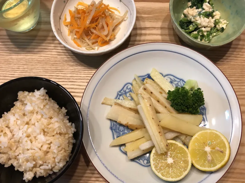 長芋とじゃが芋の炒め物|くららさん