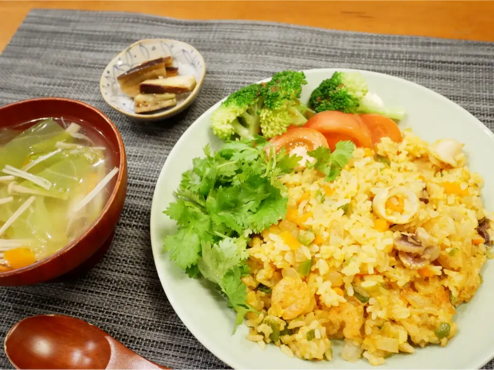 19/10/29 夕飯♪ トムヤムチャーハン|ikukoさん