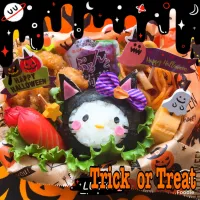 Snapdishの料理写真:娘のハロウィン弁当🎃|rie.saitoさん