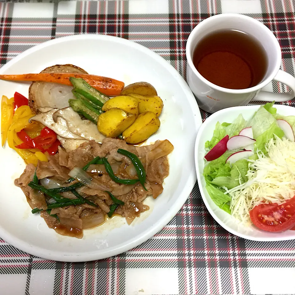 豚丼のタレで炒めた豚バラ肉|まみっこさん