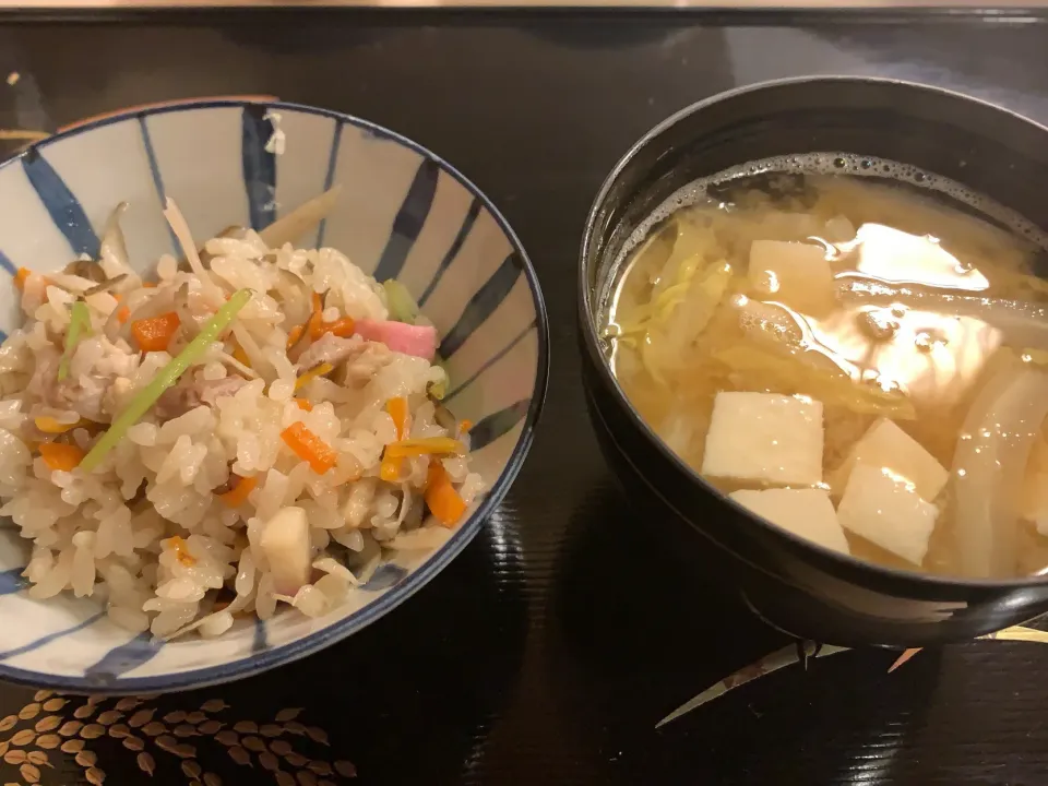 かやくご飯とお味噌汁|KAYO🐥さん