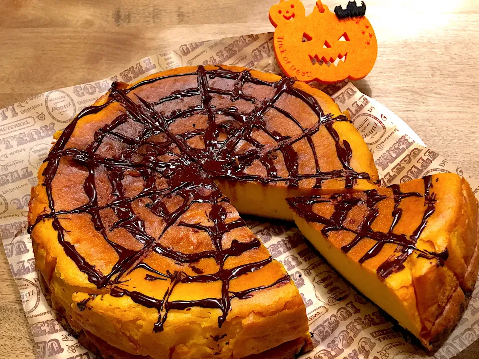 ハッピーハロウィン🎃🎃かぼちゃチーズケーキ🎃🎃|はるさん