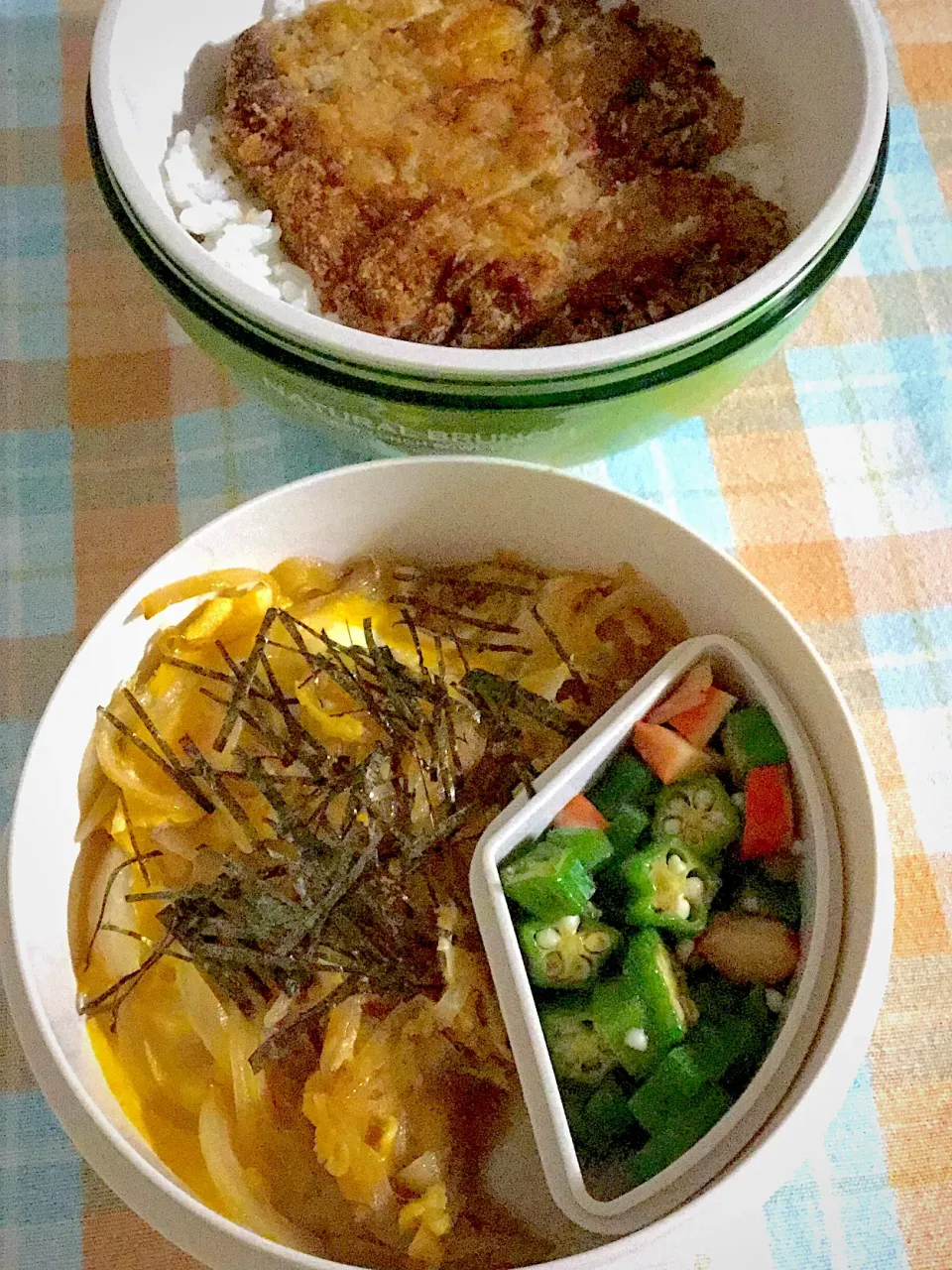 長女の中学弁当。カツ丼|yukoさん