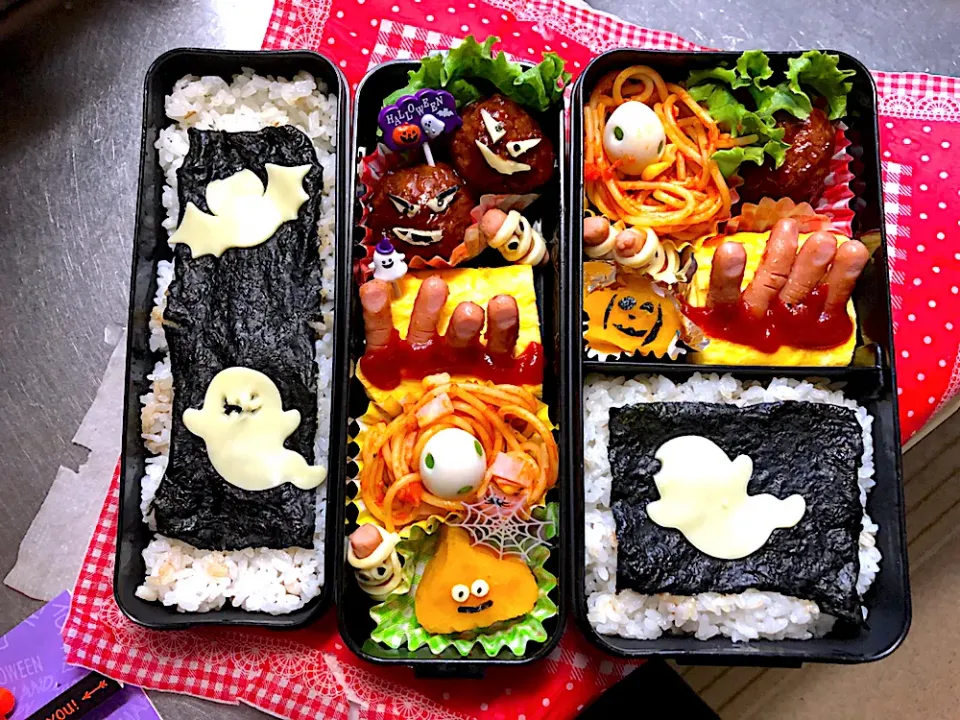 10/31 ハロウィン弁当🎃|シャークさん