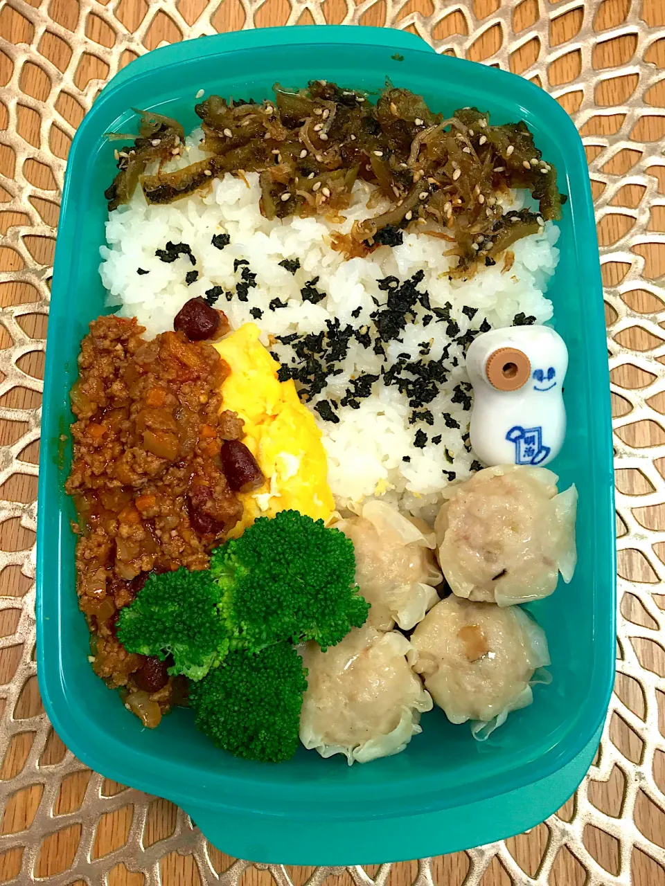 Snapdishの料理写真:2019.10.31高校⚽️男子チリコンカン弁当〜🍱😋|mari-pさん