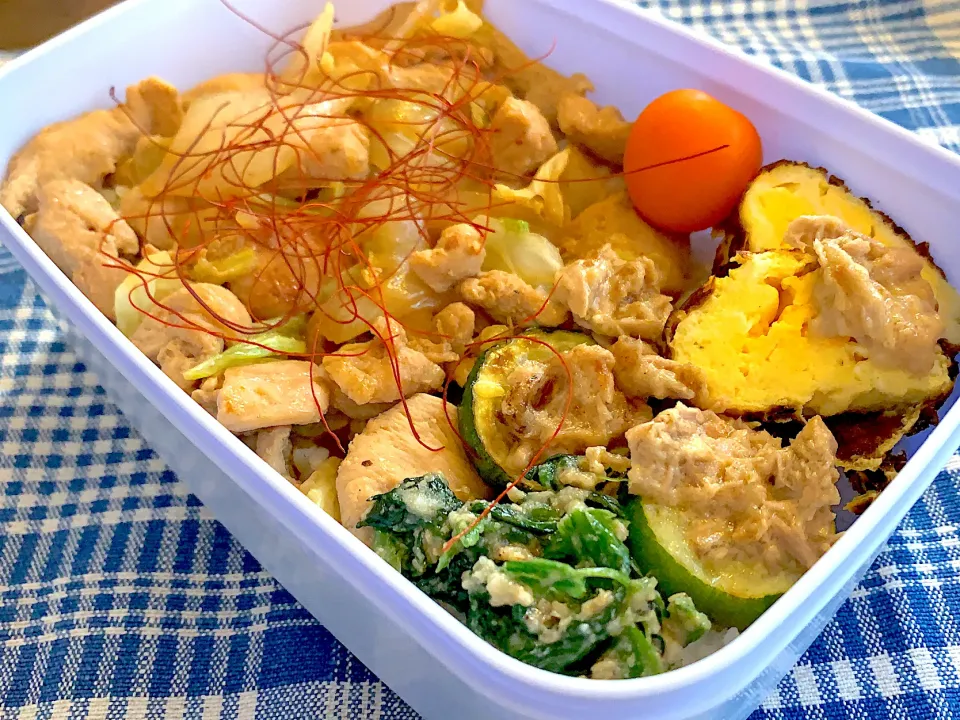 鶏肉と野菜弁当|🍭よっぴさん